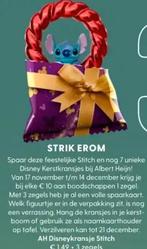 Gezocht,  Albert Heijn Disney Stitch kerstkransje, Ophalen of Verzenden, Nieuw, Feestartikel, Kerst of Sinterklaas