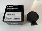 Canon Mount Adapter EF-EOS M met doos, Toebehoren, Ophalen of Verzenden, Zo goed als nieuw
