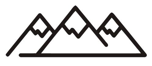 camper caravan autosticker bergen modern, Caravans en Kamperen, Camper-accessoires, Nieuw, Ophalen of Verzenden