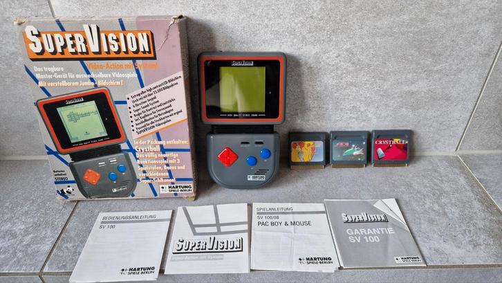 Hartung SuperVision SV100 handheld spelcomputer, Spelcomputers en Games, Spelcomputers | Overige, Zo goed als nieuw, Ophalen of Verzenden