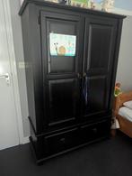 Koloniaal eiken kinderkledingkast met lades, Kinderen en Baby's, Kinderkamer | Commodes en Kasten, Ophalen, Gebruikt, Kast, 50 tot 70 cm