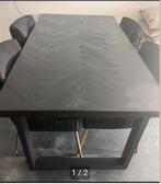 Eettafel mangohout, Ophalen, 50 tot 100 cm, Zo goed als nieuw, 150 tot 200 cm