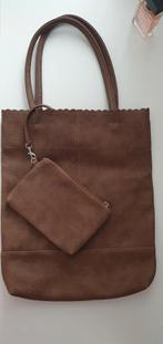 Kunstleer shopper, Ophalen of Verzenden, Zo goed als nieuw, Zwart, Shopper