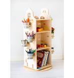 Draaibare kinderboekenkast, Huis en Inrichting, Kasten | Boekenkasten, Nieuw, 25 tot 50 cm, 100 tot 150 cm, Minder dan 50 cm