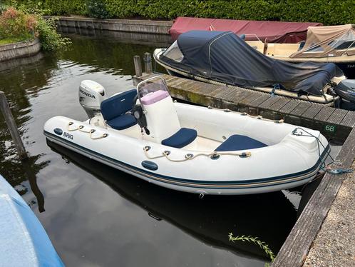 BRIG FALCON 450 , 40PK HONDA, Watersport en Boten, Rubberboten, Overige merken, Overige materialen, Minder dan 70 pk, Benzine
