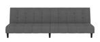 Grijze bank/slaapbank van VidaXL, Ophalen, Minder dan 75 cm, Driepersoons, Zo goed als nieuw