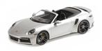 Porsche 911 (992) Turbo S Cabrio 2020 Zilver/MiniChamps 1:18, Minichamps, Auto, Nieuw, Ophalen of Verzenden