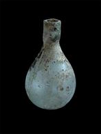 Romeins Flesje 1ste-3de Eeuw n.Chr. bodemvondst glas, Ophalen of Verzenden