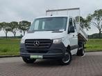 Mercedes-Benz Sprinter 514 L3H2 Dubbele Cabine 3.5T-Trekhaak, Auto's, Start-stop-systeem, Stof, Gebruikt, Zwart