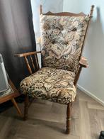 Vintage stoel jaren 60 antieke Windsor bloemmotief, Ophalen