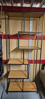 Wandkast/vakkenkast/wandrek industrieel, Huis en Inrichting, Kasten | Wandmeubels, Ophalen, Zo goed als nieuw, Minder dan 150 cm