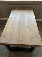 Massief houten tafel., Huis en Inrichting, Tafelonderdelen, Ophalen, Gebruikt, 50 tot 100 cm, Tafelblad