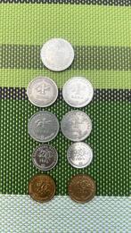 Set van 9 munten Kroatie Kuna, Ophalen of Verzenden, Overige landen