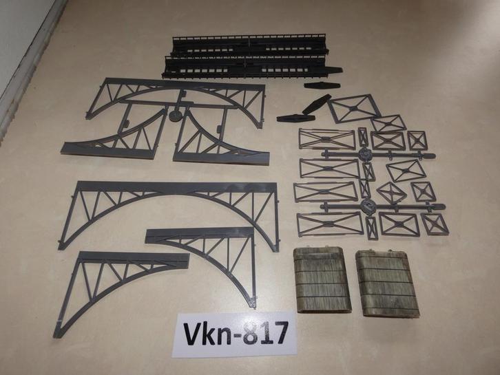 Vk-817 N Spoor Scenery Boogliggerbrug 222581 van Faller, Hobby en Vrije tijd, Modeltreinen | N-Spoor, Zo goed als nieuw, Brug, Tunnel of Gebouw