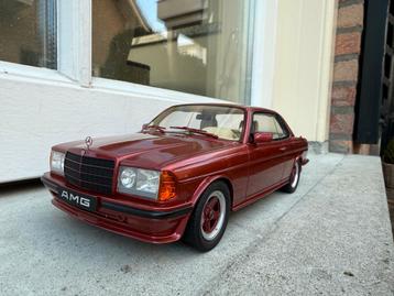 1:18 Mercedes 500 AMG CE C123 rood 1983 Otto Models OT641 beschikbaar voor biedingen