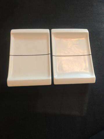Porseleinen sushi borden. Zwaar en stevig. Uit Japan. beschikbaar voor biedingen