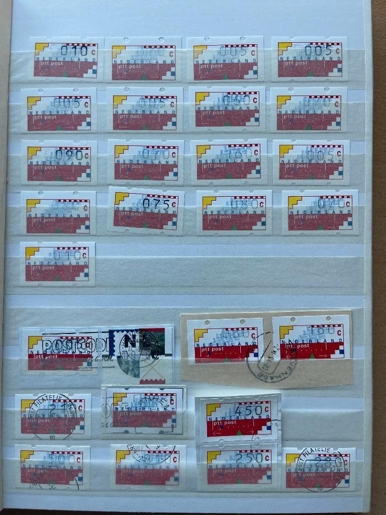 Automaatstroken en Pakketmarken diverse Landen, Postzegels en Munten, Ophalen of Verzenden, Nederland en Buitenland