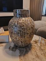 Schelpenvaas nieuw, Huis en Inrichting, Ophalen, Overige kleuren, Minder dan 50 cm, Glas
