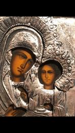 2 antieke iconen met oklad., Ophalen of Verzenden