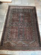 Afghaans Gebedskleed - Dieprood/Bruin, Gebruikt, 100 tot 150 cm, Ophalen of Verzenden, Traditioneel