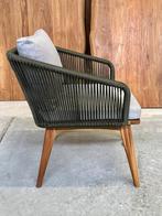 Tuinstoel Marisol teaklook rope olijfgroen | afname min 4st, Ophalen, Nieuw, Hout