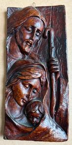 Jozef, Maria en Jezus (reliëf, gips), Antiek en Kunst, Ophalen of Verzenden