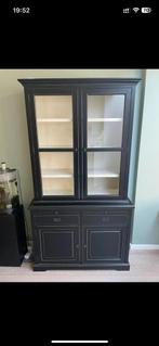 Zwarte buffetkast, Huis en Inrichting, Kasten | Buffetkasten, Gebruikt, Landelijk modern, 100 tot 150 cm, 200 cm of meer