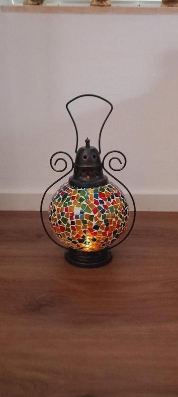 40cm Mozaiek Glas Lataarn Waxinelichthouder🌹NIEUW🌹 beschikbaar voor biedingen