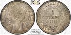 PCGS zilveren 1 franc 1895A MS63, Verzenden, Frankrijk