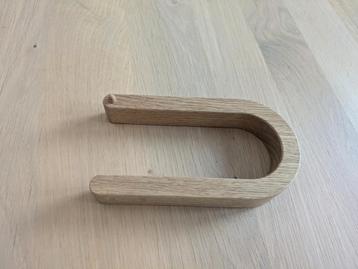Nieuwe houten toiletrolhouder beschikbaar voor biedingen