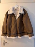 H&M Bruine teddy look jas met witte voering, Bruin, Maat 48/50 (M), Ophalen of Verzenden, Zo goed als nieuw