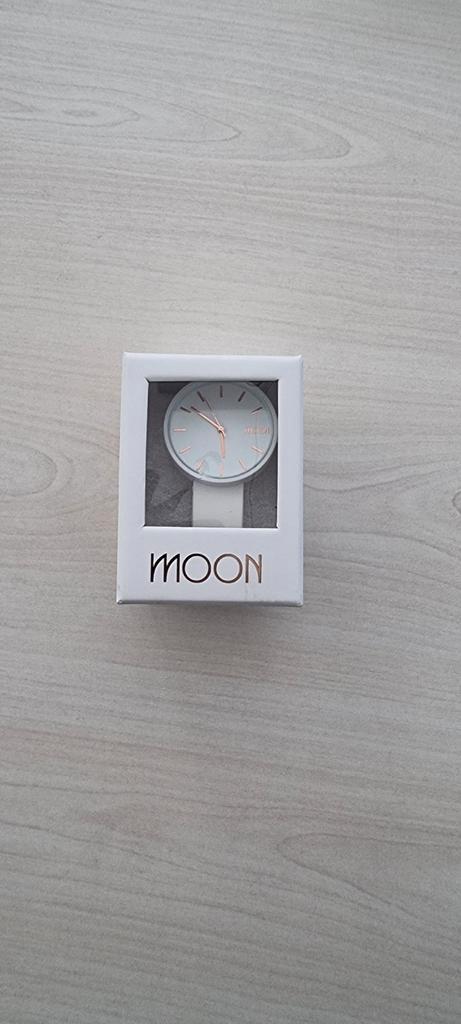 Nieuw dameshorloge MOON – wit met roségoud – in originele do, Sieraden, Tassen en Uiterlijk, Horloges | Dames, Nieuw, Overige merken