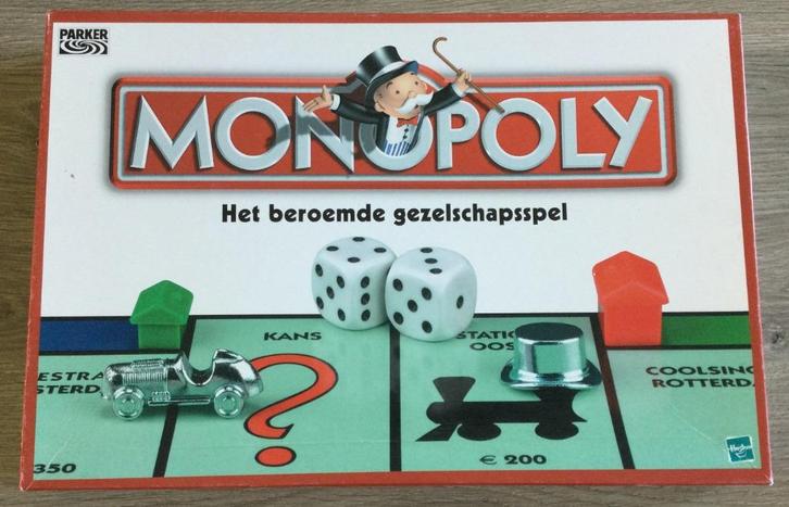 Monopoly Spel groot, Hobby en Vrije tijd, Gezelschapsspellen | Bordspellen, Gebruikt, Een of twee spelers, Drie of vier spelers
