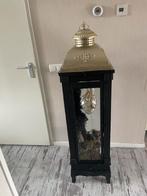 Grote lantaarn met decoratie, Ophalen, Zo goed als nieuw, Hout, 50 tot 75 cm