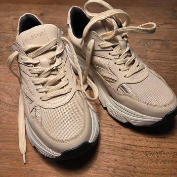 Haboob beige crème sneakers dames - Maat 39 (ZGAN) beschikbaar voor biedingen