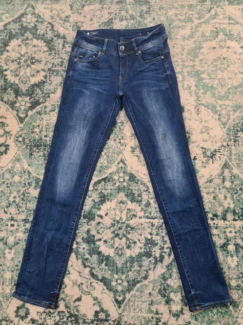 G-star raw midge mid straight W31 L34 WMN Tulsi3134 Blauw, Kleding | Dames, Spijkerbroeken en Jeans, Zo goed als nieuw, W30 - W32 (confectie 38/40)