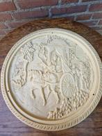 muurhanger javaanse faux ivoor, jaren 50, Ophalen of Verzenden, 'T Olde Gre-j, Info@toldegrej.nl, Endepoelstraat 20f Didam