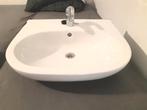 Nieuwe Villeroy & Boch wastafel met Grohe mengkraan en sifon, Ophalen, Nieuw, 50 tot 100 cm, Minder dan 100 cm
