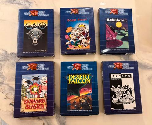 Atari XE spel - spellen - cartridge, Spelcomputers en Games, Games | Atari, Gebruikt, Overige modellen, Verzenden