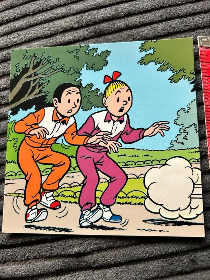 32. Kaart illustr Suske Wiske, Verzamelen, Ansichtkaarten | Themakaarten, Ongelopen, Ophalen of Verzenden