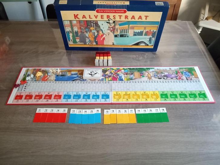 Ga verder naar kalverstraat, Hobby en Vrije tijd, Gezelschapsspellen | Bordspellen, Zo goed als nieuw, Een of twee spelers, Drie of vier spelers