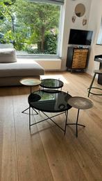 Zuiver bijzettafels salontafels, Huis en Inrichting, Tafels | Bijzettafels, Minder dan 55 cm, Rond, Hout, Ophalen