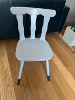 Grijze cafestoel, Huis en Inrichting, Stoelen, Ophalen, Gebruikt, Hout, Eén