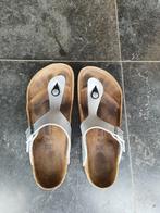 Birkenstock zilver, Slippers, Overige kleuren, Ophalen of Verzenden, Zo goed als nieuw