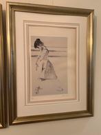 Limited edition print of a ballerina, Ophalen, Zo goed als nieuw, Hout, Minder dan 50 cm