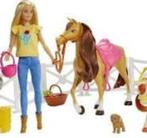 Barbie paarden speelset en nog meer, Gebruikt, Ophalen of Verzenden, Barbie