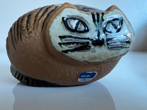 Vintage Lisa Larson Gustavsberg Kat Lilla Zoo jaren 70, Antiek en Kunst, Kunst | Designobjecten, Ophalen of Verzenden