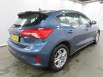 Ford Focus 1.0 EcoBoost Hybrid 125pk 6-bak Trend Edition Bus, Auto's, Ford, Stof, Gebruikt, Blauw, Origineel Nederlands