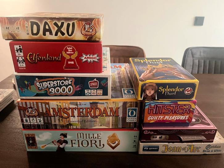 Bordspellen te koop - zie beschrijving, Hobby en Vrije tijd, Gezelschapsspellen | Bordspellen, Zo goed als nieuw, Een of twee spelers