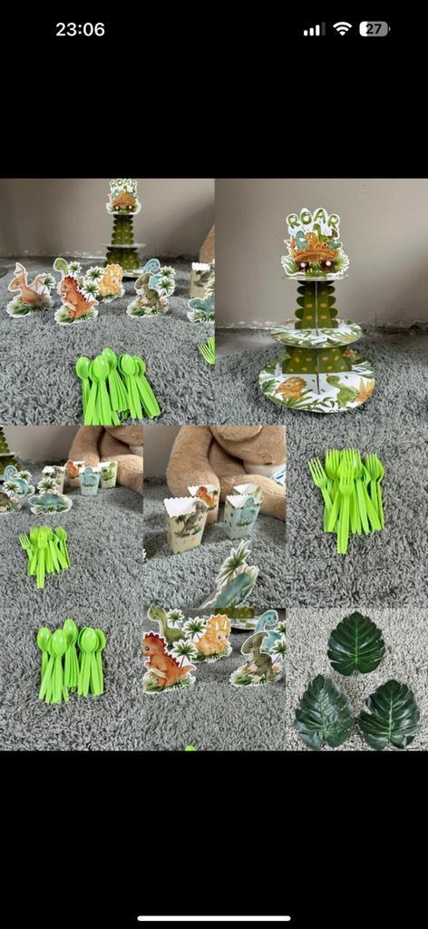 Feest decoratie Dino, Hobby en Vrije tijd, Feestartikelen, Zo goed als nieuw, Ophalen of Verzenden